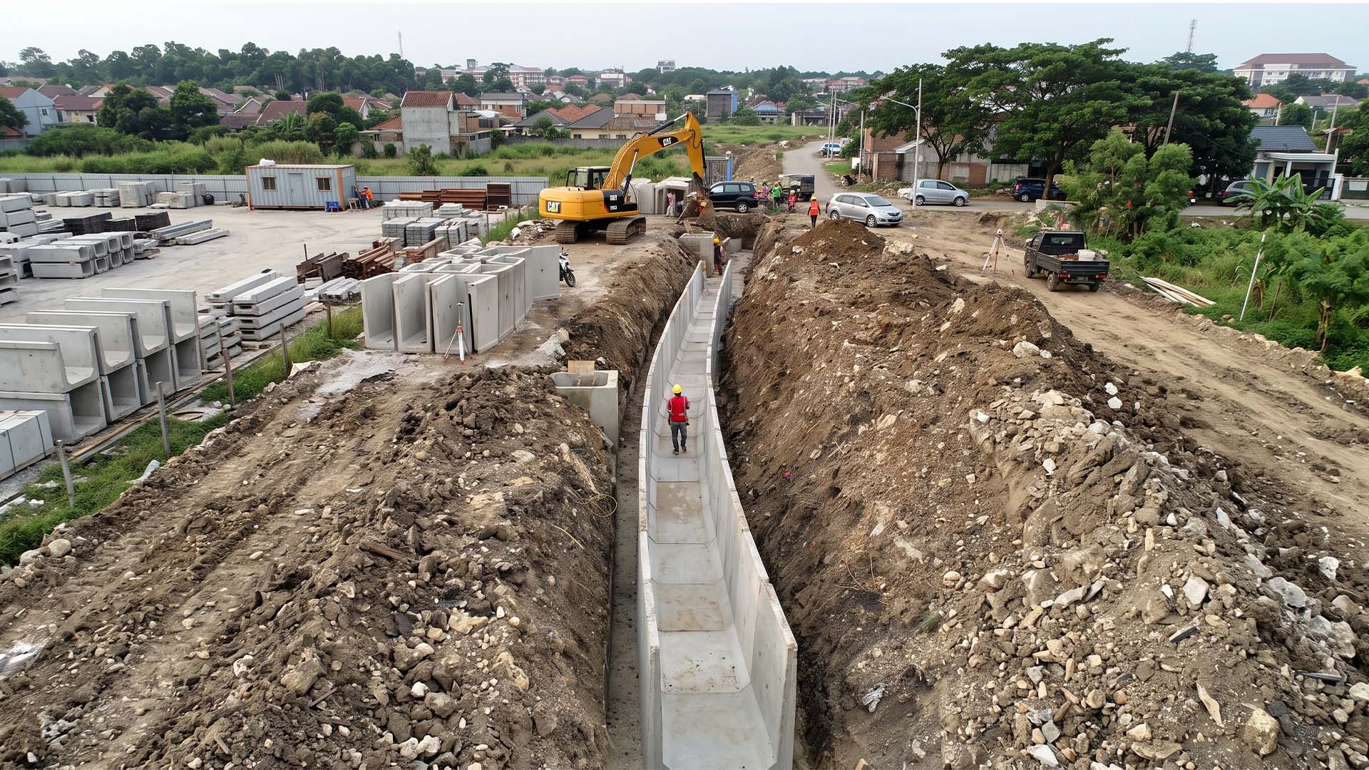 Jasa Pengukuran Saluran & Drainase